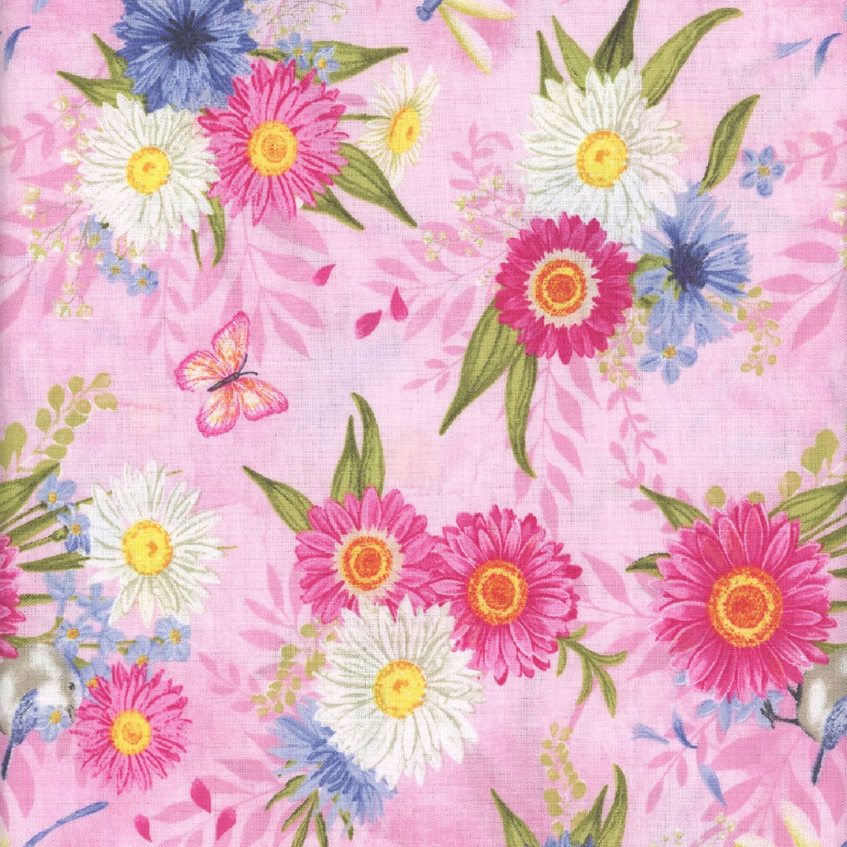 Wilmington Prints Paisley Punch Danielle Leone Pink Flower Wilmington Prints Paisley Punch Danielle Leone Pink Flower